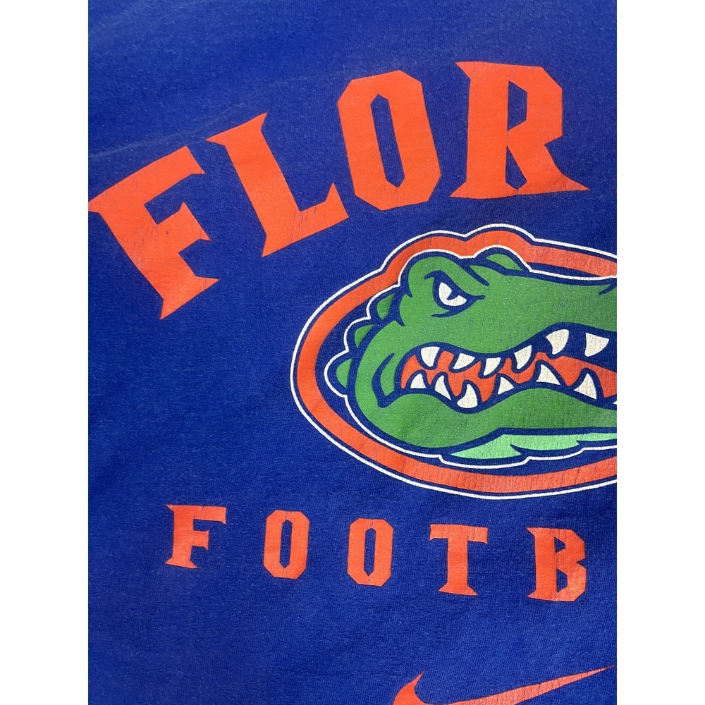 Vintage Florida Gators Shirt Mens XL Blue NCAA Football Nike College 90s - Picture 5 of 9